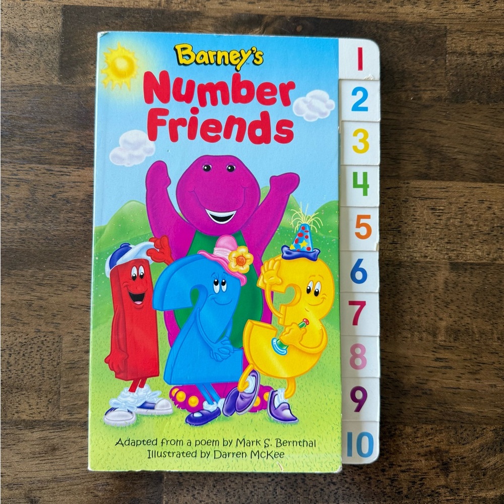 Barneys New York Number Friends Book - Colorful Learning